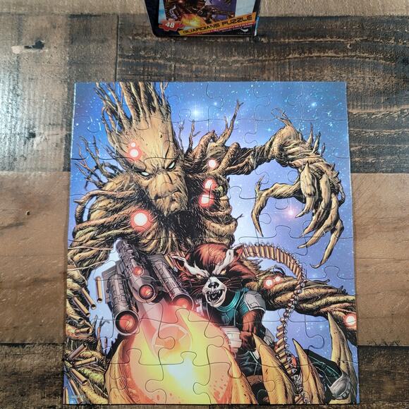 Marvel Iron Man 3 Puzzles set of two and a marvel guardians Puzzle - Picture 2 of 11